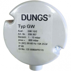 Pressostato tipo GW 10/2 - DUNGS