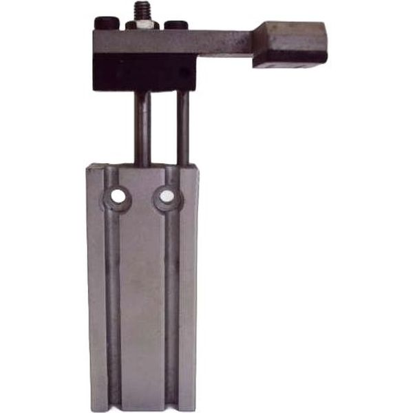 Série CU, com êmbolo magnético, dupla ação, haste simples, diâmetro 10mm, curso 15mm, haste com rosca macho