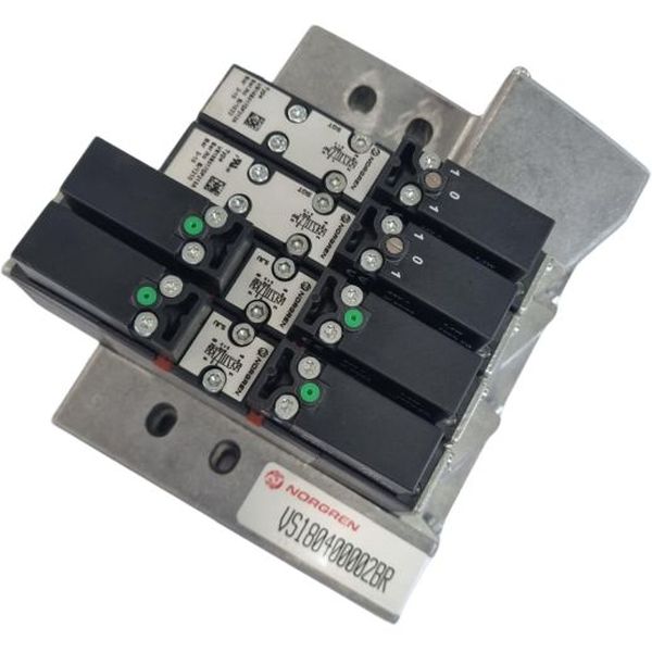Série VS18, sistema modular, norma ISO 15407-2, válvulas com 18mm de largura, pressão máxima 10bar, meio de operação ar comprimido