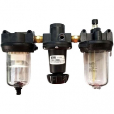 Conjunto lubrifil regulador 3564-2000S + filtro + lubrificador - PARKER