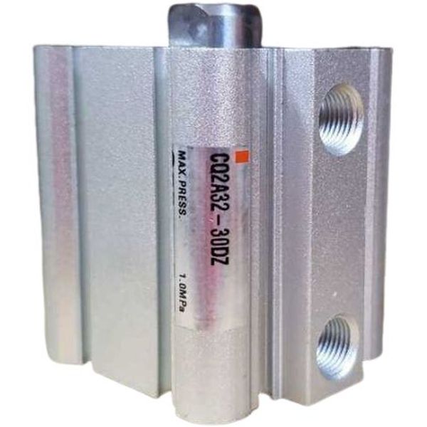 cilindro compacto, diâmetro 32mm, curso 30mm, dupla ação, haste simples, fluido ar comprimido