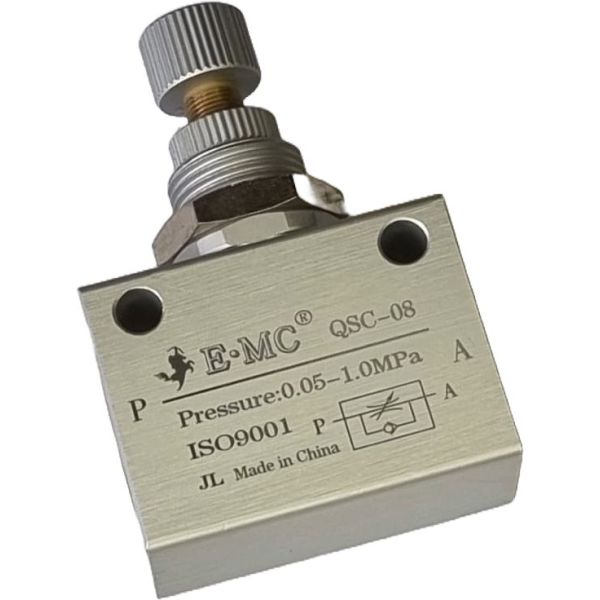 conexão 1/4, pressão máxima 1.5MPa, vazão 1900l/min, meio de trabalho ar comprimido
