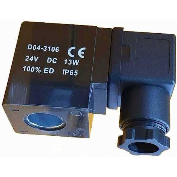 furo 14,7mm, dimensões 38,5X29X42mm, com plugue sem led, encapsulada, potência 13W, 100% ED, grau de proteção IP65