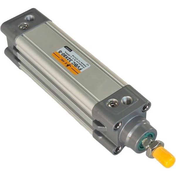 Série FVBC, diâmetro 32mm, curso 80mm, dupla ação, duplo amortecimento, êmbolo magnético 