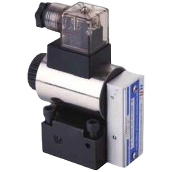 3 vias, tamanho 6, NA (U), tensão 24VDC, vazão 16l/min, pressão de trabalho 31,5MPa, fluido óleo mineral, corpo aço, tratamento de superfície óxido preto